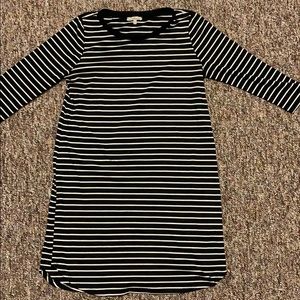 Striped t shirt dress